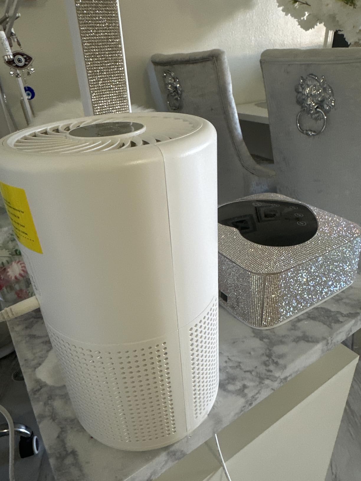 Air Purifiers for Bedroom, FULMINARE H13 True HEPA Air Filter, Quiet Air Cleaner With Night Light,Portable Small Air Purifier for Home, Office, Living Room Customer Review Air Purifiers for Bedroom, FULMINARE H13 True HEPA Air Filter, Quiet Air Cleaner With Night Light,Portable Small Air Purifier for Home, Office, Living Room - Customer Photo 2