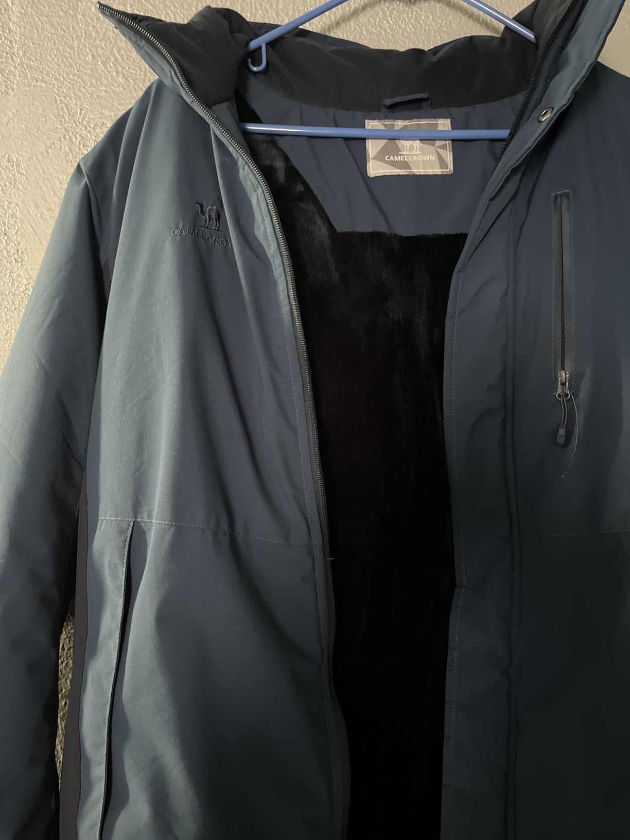 CAMEL CROWN Men's Mountain Snow Waterproof Ski Jacket Detachable Hood Windproof Fleece Parka Rain Jacket Winter Coat - Customer Photo 1