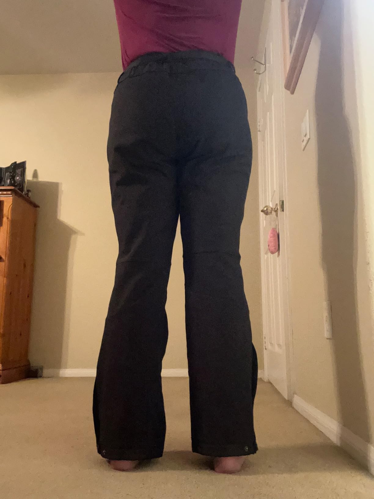 Heathyoga Snow Ski Pants Women Waterproof Softshell Insulated Fleece Lined Snowboard Pants Hiking Pants for Winter Outdoor Customer Review Heathyoga Snow Ski Pants Women Waterproof Softshell Insulated Fleece Lined Snowboard Pants Hiking Pants for Winter Outdoor - Customer Photo 1