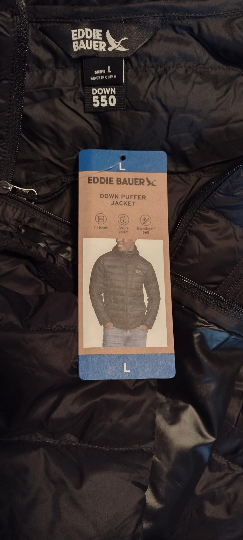 Eddie Bauer Men's CirrusLite Hooded Down Jacket Customer Review Eddie Bauer Men's CirrusLite Hooded Down Jacket - Customer Photo 3