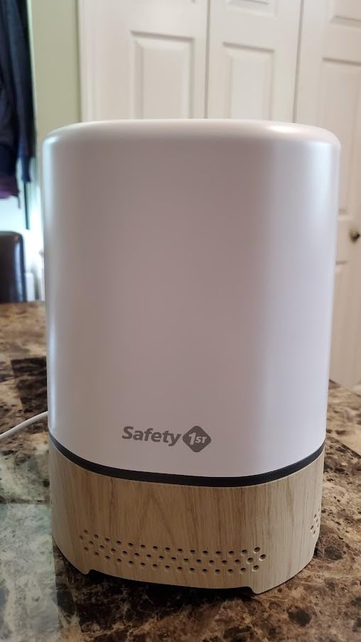 Safety 1st Smart Air Purifier, True HEPA Filter For Bedrooms & Baby Nursery's, App Controlled with iOS & Android, White - Customer Photo 2