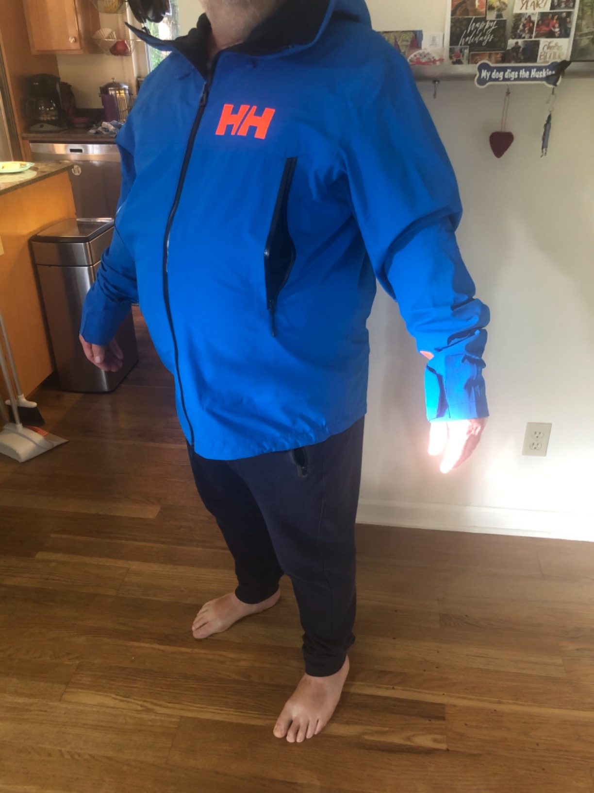 Helly-Hansen Sogn Shell 2.0 Jacket for Men, Premium Waterproof Skiing-Jacket with Breathable Fabric, Ideal for Winter Sport - Customer Photo 2