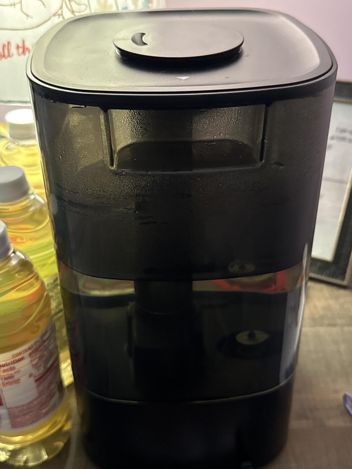 Humidifiers for Bedroom, 2.0L Cool Mist Humidifier for Home Plant and Baby Nursery, Quiet Ultrasonic Humidifier with 360° Nozzle, Auto Shut-Off, Filterless, Black - Customer Photo 2