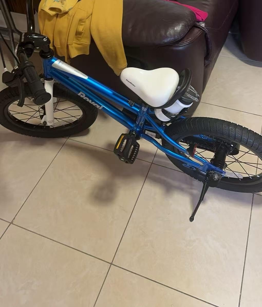 RoyalBaby Kids Bike EZ Freestyle Training Free Balance to Pedal Easy Learning Bicycle, 12-18 Inch for Toddlers to Big Kids - Customer Photo 2