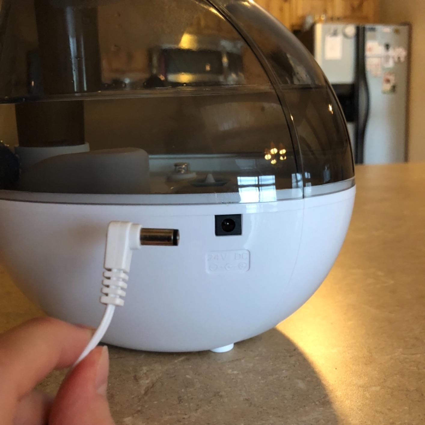 Pure Enrichment PureBaby Ultrasonic Cool Mist Humidifier & Soft Glow Night Light, Whisper-Quiet and Ideal for Baby Nurseries & Kids Bedrooms to Relieve Congestion, Colds, & Coughs (Whisper Green) - Customer Photo 2