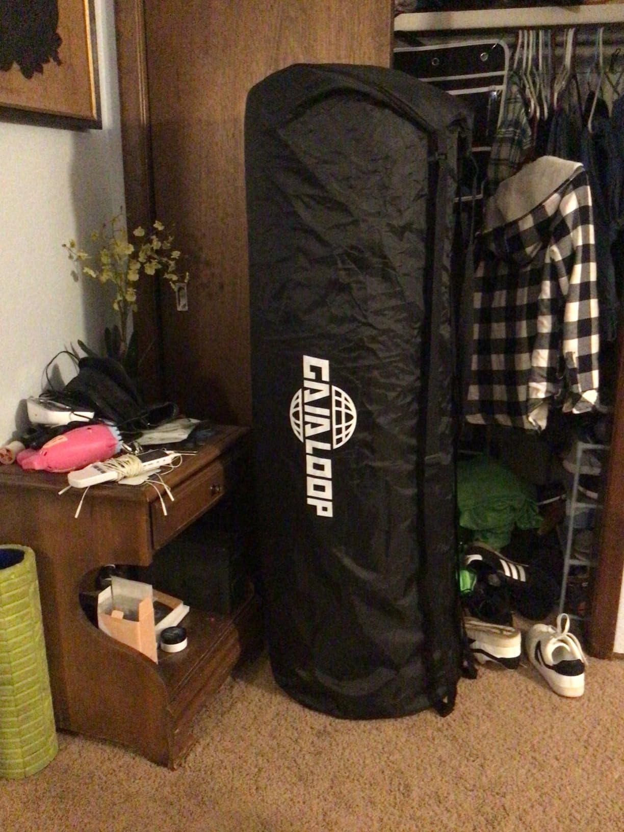 3 Inch GAIALOOP Thick Memory Foam Camping Mattress Sleeping Pad [Car/Tent/Cot] Glamping Portable Floor Mat Roll Up Futon Mattress for Guests Sleepover - Customer Photo 2