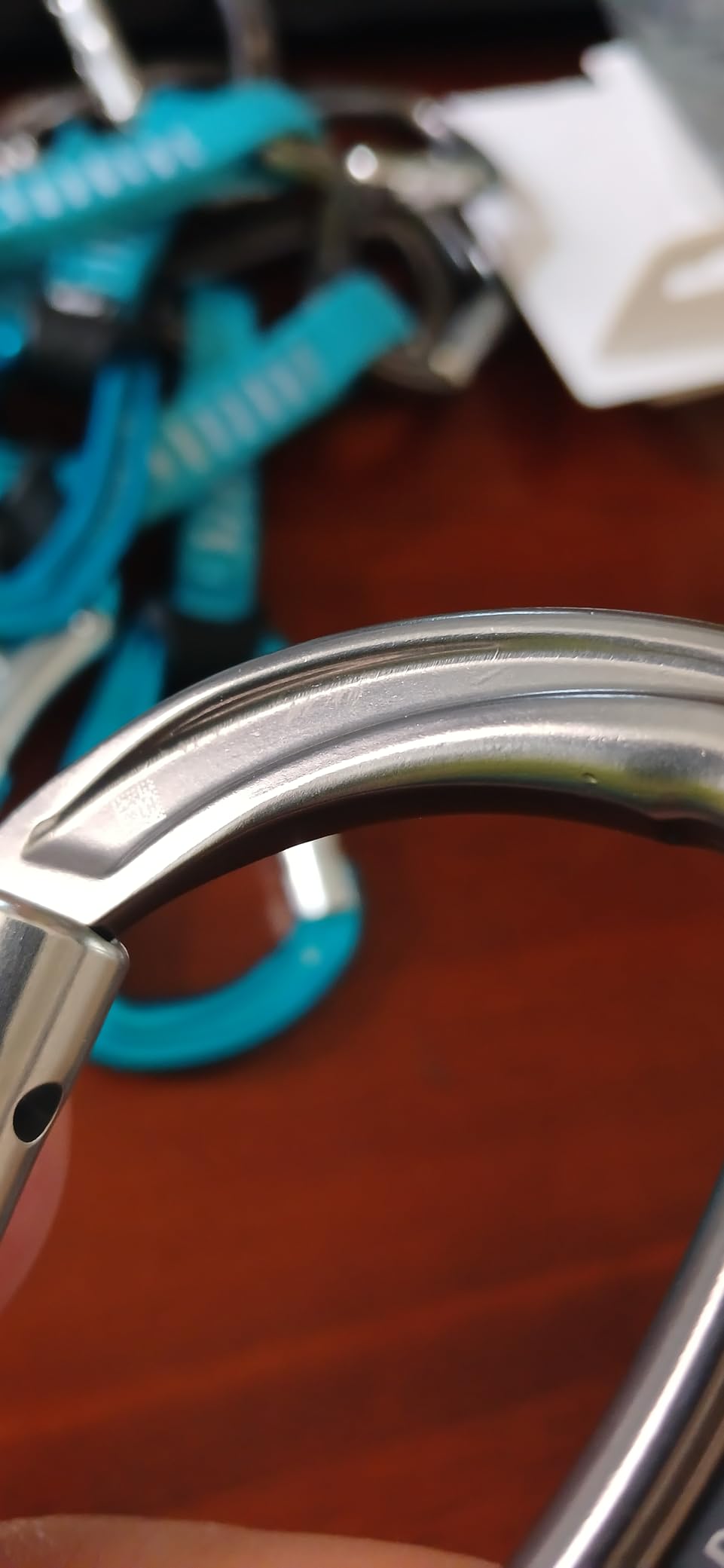 Petzl DJINN AXESS Quickdraws - 6-Pack of Durable, Lightweight Quickdraws for Sport, Trad, and Aid Climbing - Turquoise - 11 cm - Customer Photo 4