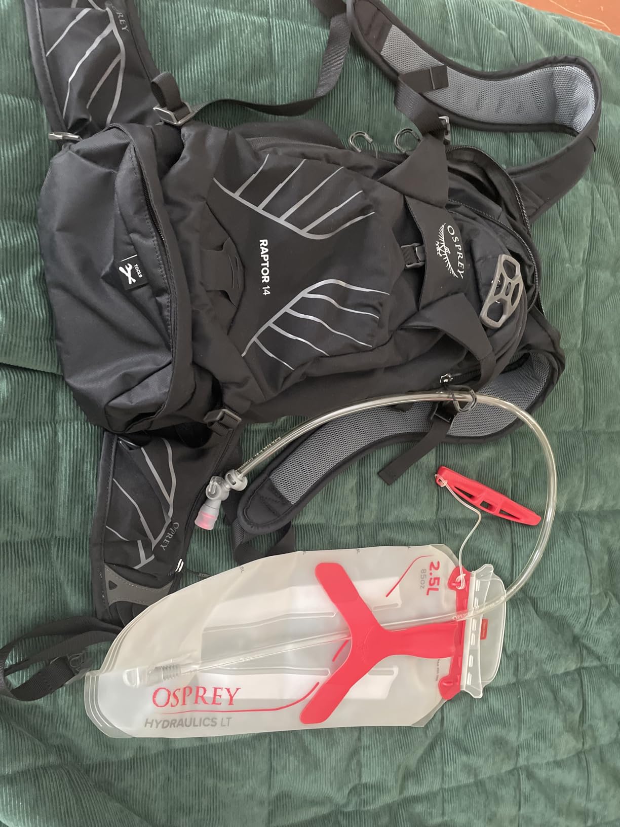 Osprey Raptor 10L Men's Biking Backpack with Hydraulics Reservoir - Customer Photo 1