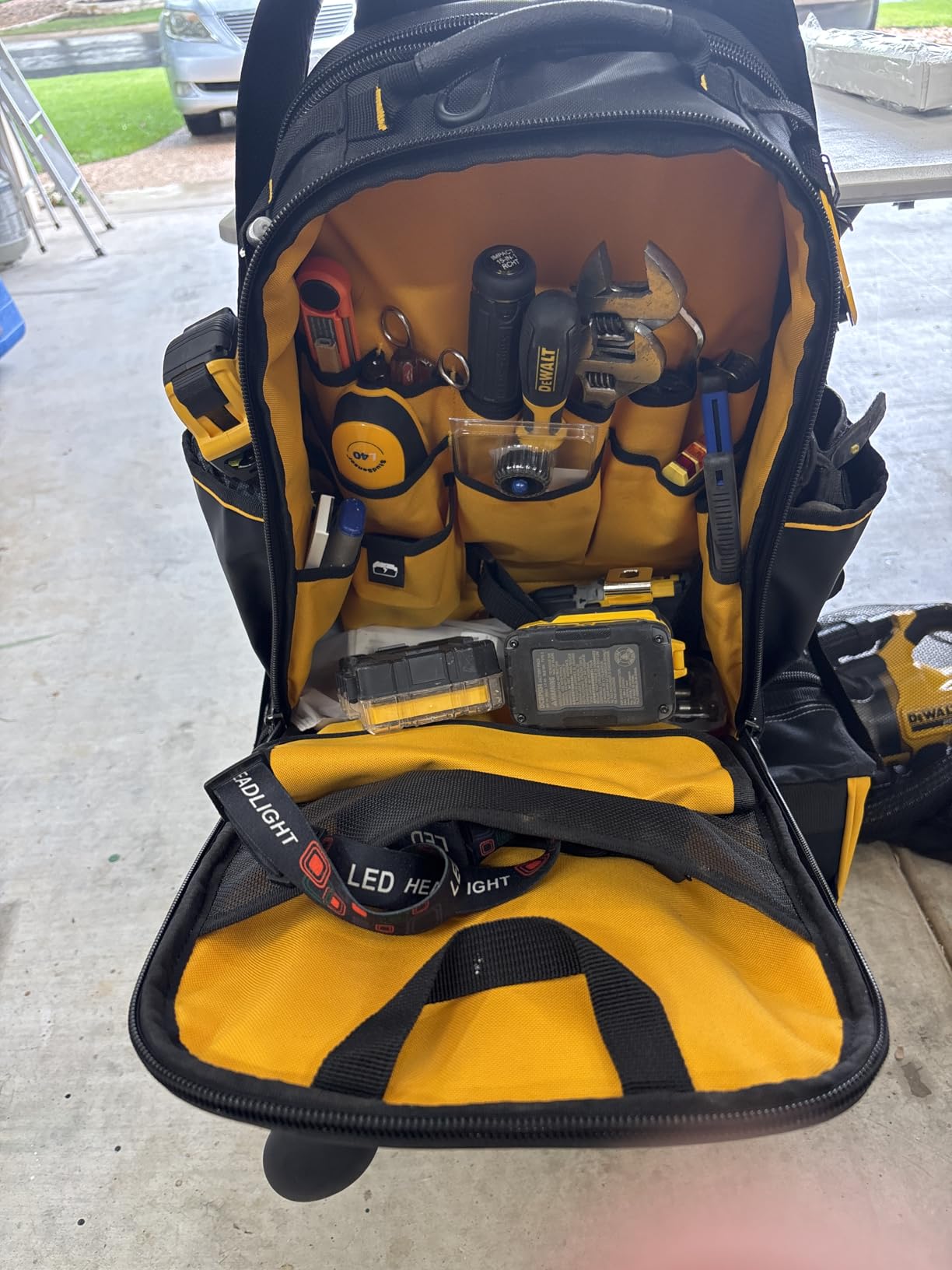 DEWALT Tool Backpack, Tool Storage and Organization, Durable and Water Resistant (DWST560102) - Customer Photo 1
