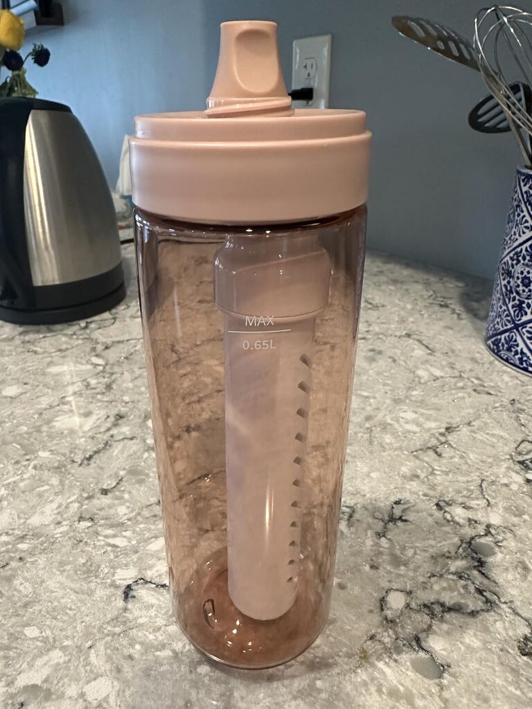 LifeStraw Go Series Water Filter Bottle - BPA-Free, Removes Bacteria, Parasites, Microplastics, Improves Taste, 22oz, Aegean Sea Customer Review LifeStraw Go Series Water Filter Bottle - BPA-Free, Removes Bacteria, Parasites, Microplastics, Improves Taste, 22oz, Aegean Sea - Customer Photo 1