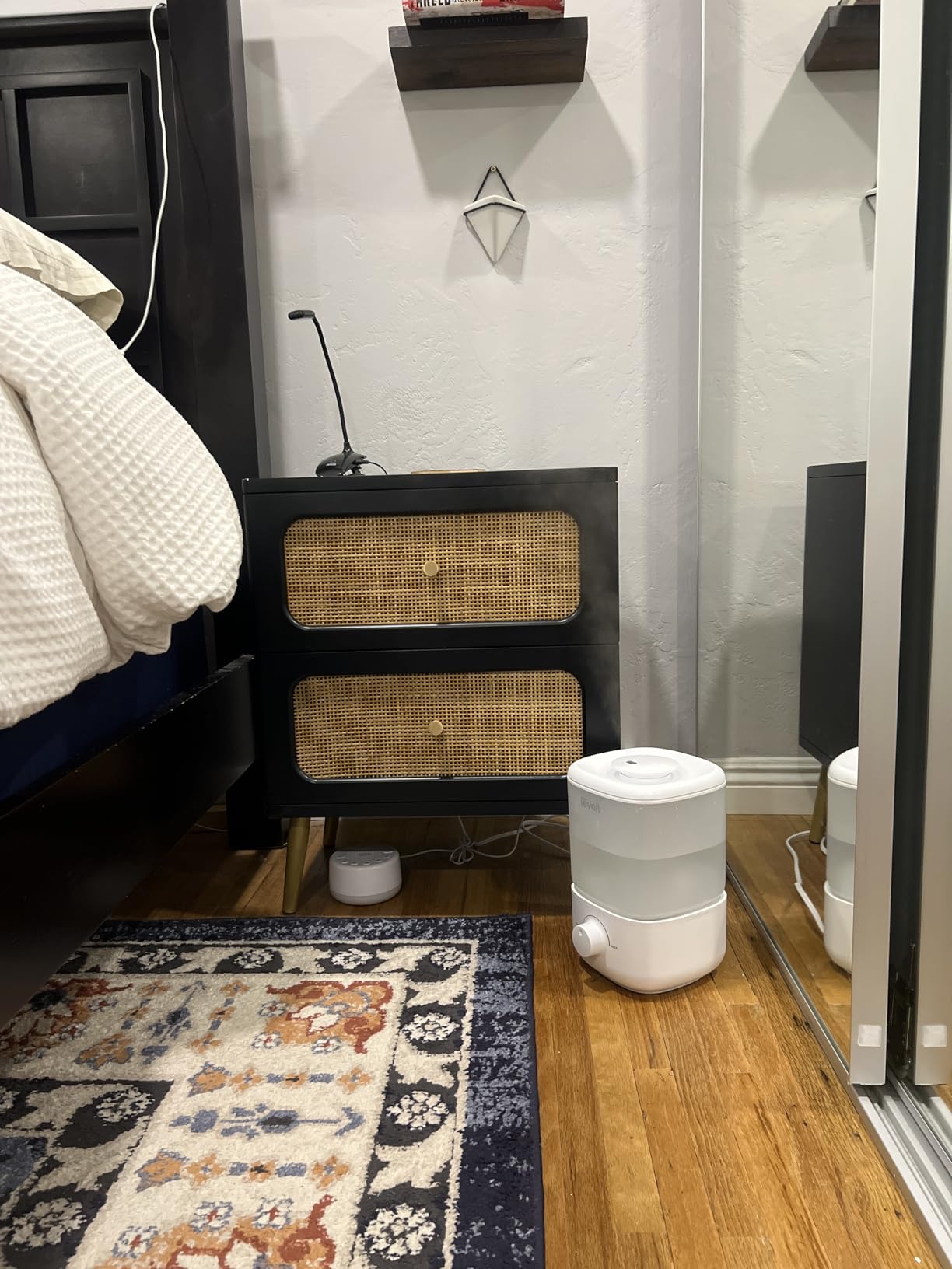 LEVOIT Top Fill Humidifiers for Bedroom, 2.5L Tank for Large Room, Easy to Fill & Clean, 28dB Quiet Cool Mist Air Humidifier for Home Baby Nursery & Plants, Auto Shut-off and BPA-Free for Safety, 25H - Customer Photo 2