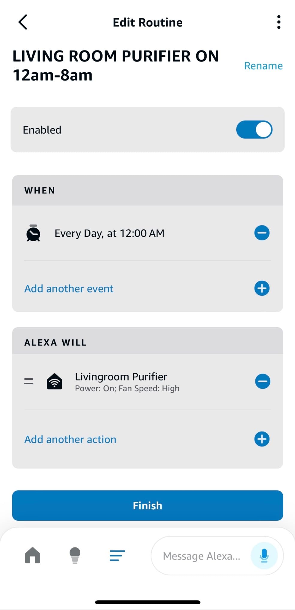 GoveeLife Mini Air Purifier for Bedroom, Smart Filter Air Purifier with App Alexa Control for Pet Hair, Odors, Pollen, Smoke, Portable Air Cleaner with 3 Speeds, 2 Modes, Timer, Aroma for Home - Customer Photo 2