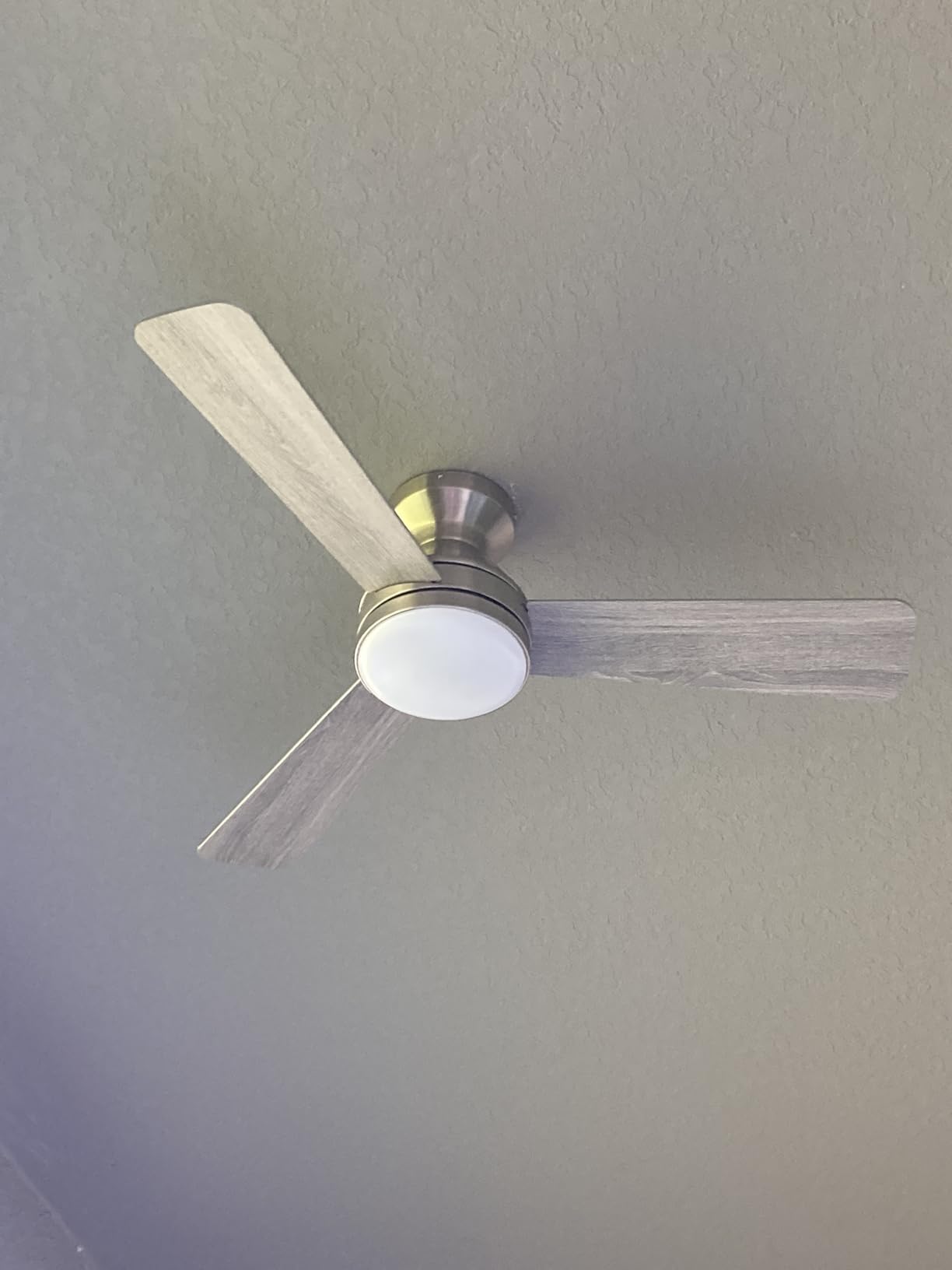 Amico Ceiling Fans with Lights, 42 inch Low Profile Ceiling Fan with Light and Remote Control, Flush Mount, Reversible, 3CCT, Dimmable, Noiseless, Black Ceiling Fan for Bedroom, Indoor/Outdoor Use - Customer Photo 4