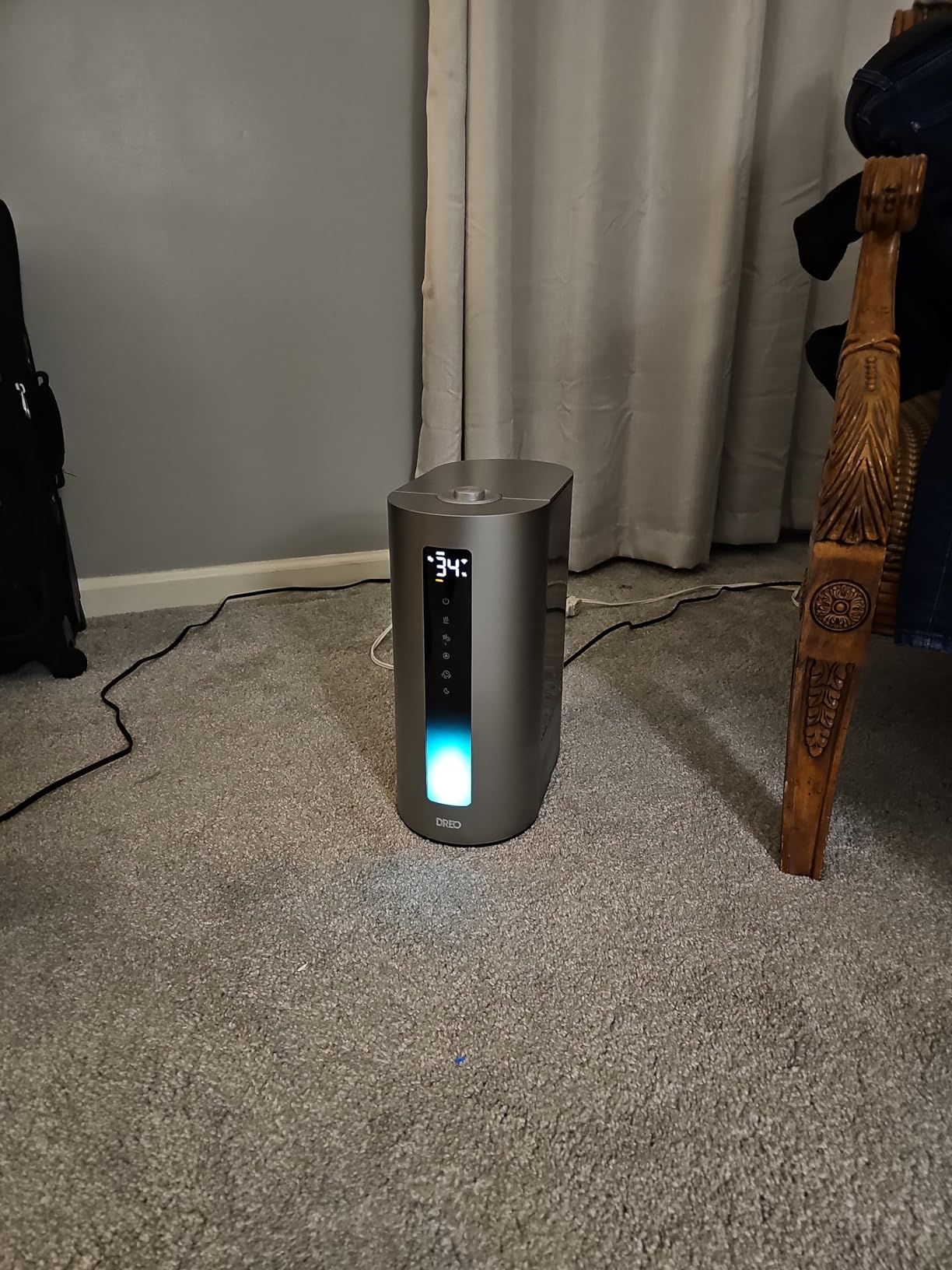 Dreo 6L Humidifiers for Bedroom, Smart Warm & Cool Mist for Large Room, 60Hr Quiet Runtime for Baby, Plant, Humidity Sensor, Indicator Light, 12H Timer, Google/Alexa, HM713S - Customer Photo 4