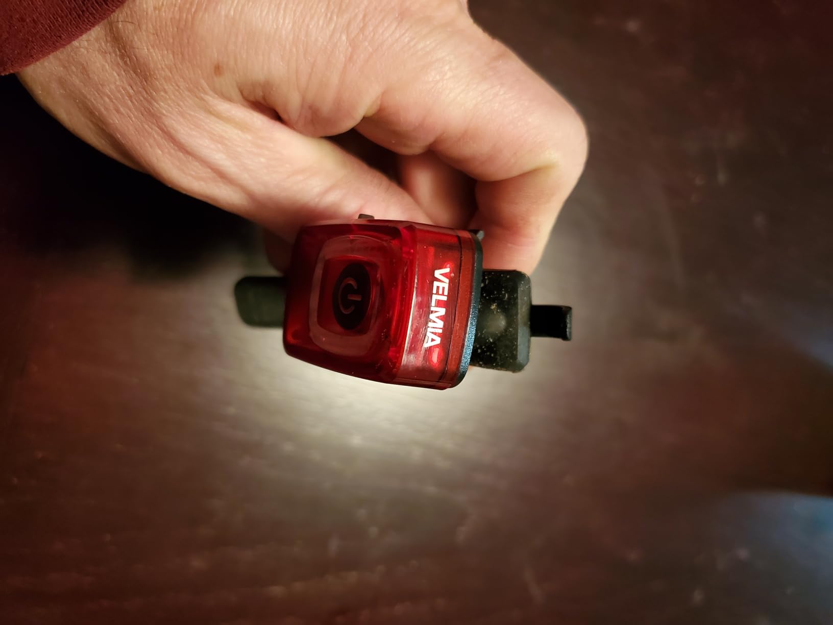 VELMIA 360° Ground Illumination Bike Rear Light | Rechargeable Battery | Enhance Visibility and Safety | Perfect for Night Riding | Easy to Install I Bike Tail Light, Rear Bike Light, Bicycle - Customer Photo 4