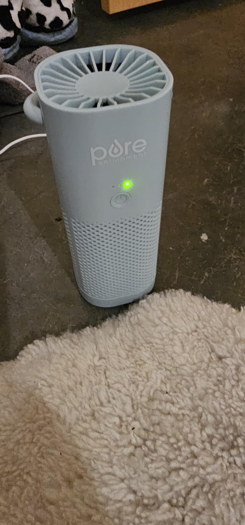 Pure Enrichment PureBaby On-the-Go Air Purifier - Portable Stroller Air Purifier & Adjustable Clamp for Car Seat, Crib, Bassinet & Playpen - True HEPA Filter Removes 99.97% of Allergens Around Baby - Customer Photo 1