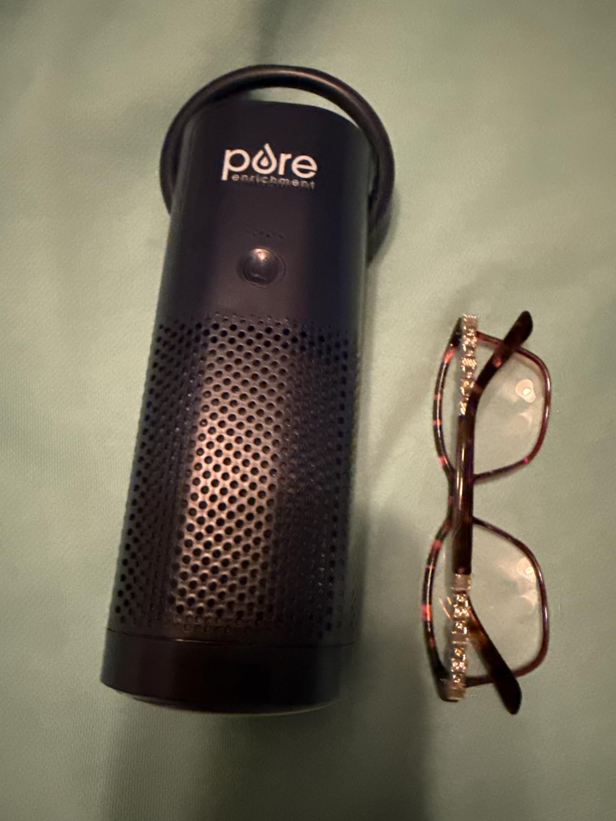 Pure Enrichment PureBaby On-the-Go Air Purifier - Portable Stroller Air Purifier & Adjustable Clamp for Car Seat, Crib, Bassinet & Playpen - True HEPA Filter Removes 99.97% of Allergens Around Baby - Customer Photo 2