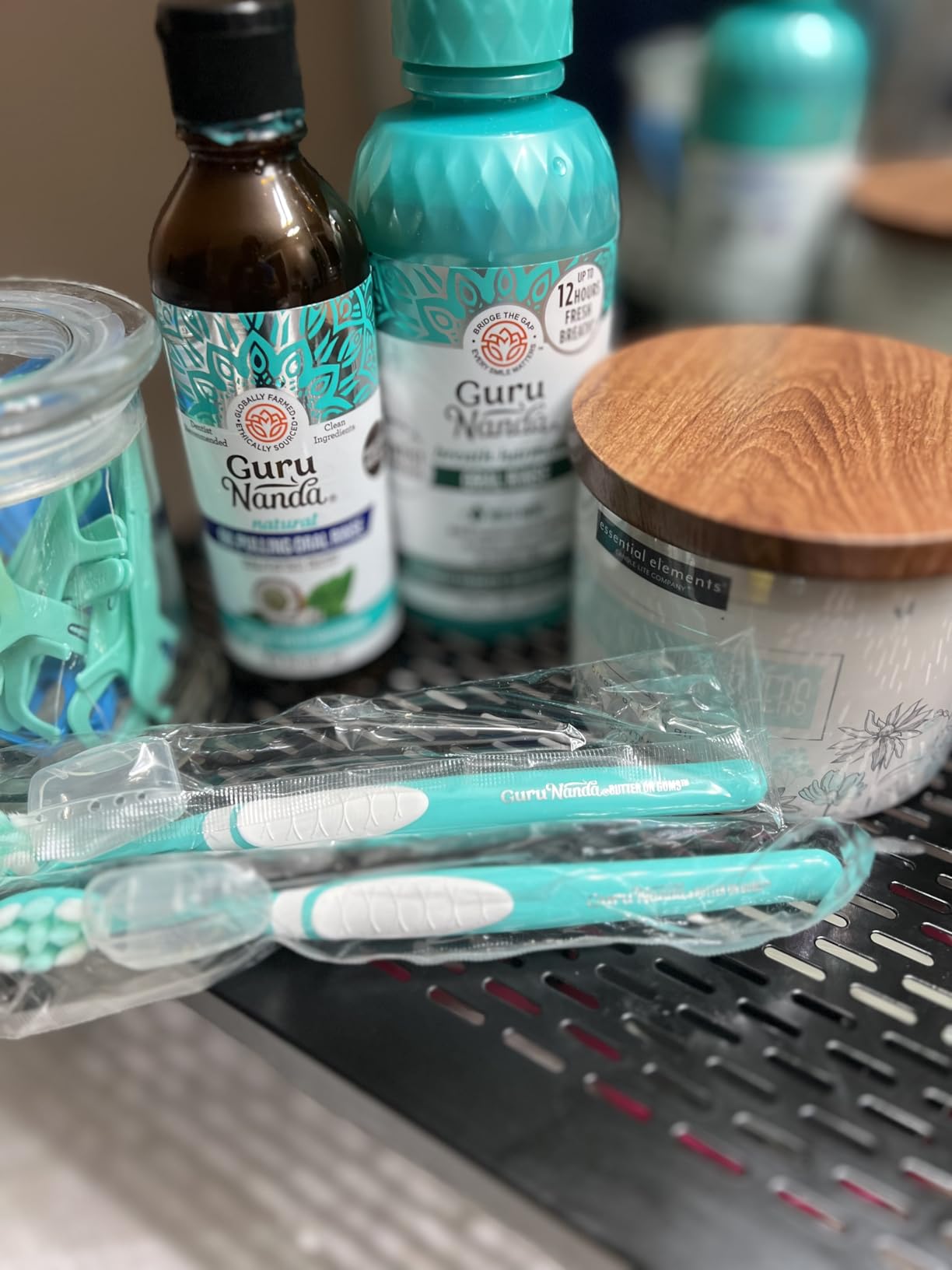 GuruNanda Fresh Breath Mouthwash, ADA-Accepted, Alcohol & Fluoride-Free, Sodium Chlorite, Essential Oils & Vitamins, 12-Hrs Fresh Breath, Wild Mint, 16 oz - Customer Photo 2