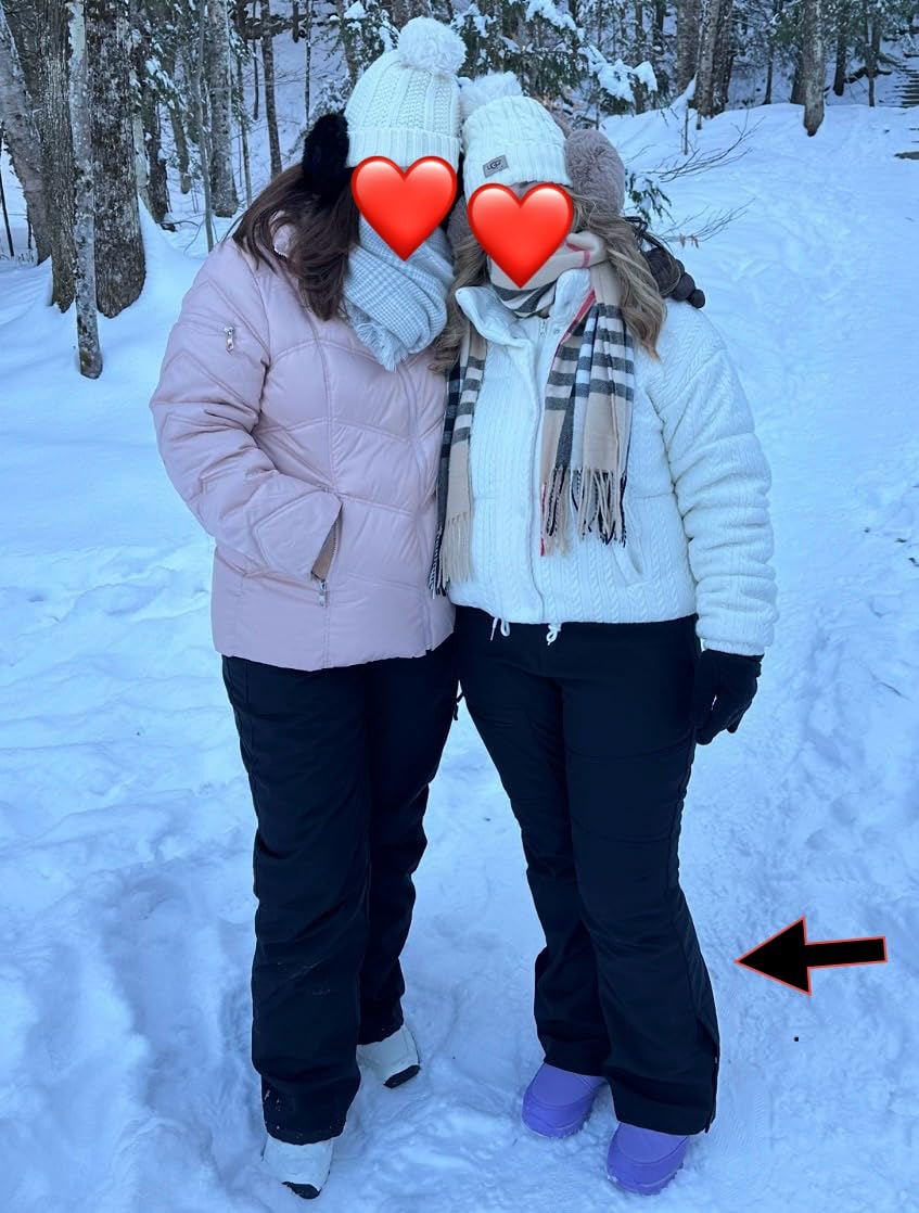 Cycorld Women's Snow Ski Pants Fleece Lined Waterproof Softshell Insulated Flare for Snowboarding Hiking Winter Outdoor Customer Review Cycorld Women's Snow Ski Pants Fleece Lined Waterproof Softshell Insulated Flare for Snowboarding Hiking Winter Outdoor - Customer Photo 1