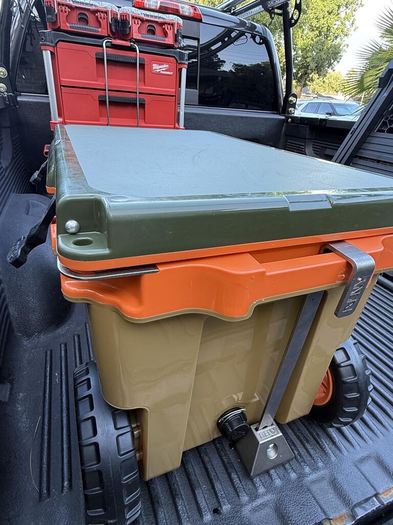 RTIC 52 Quart Ultra-Light Wheeled Hard Cooler Insulated Portable Ice Chest Box - Customer Photo 1