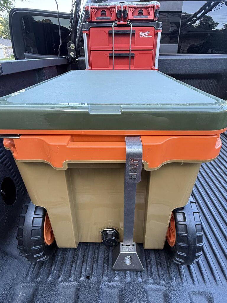RTIC 52 Quart Ultra-Light Wheeled Hard Cooler Insulated Portable Ice Chest Box - Customer Photo 2