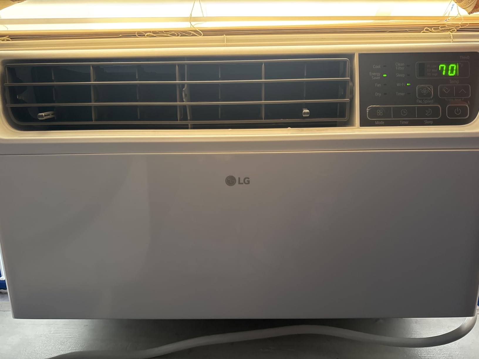 LG 6,000 BTU Dual Inverter Smart Window Air Conditioner, 115V, Cools 250 Sq. Ft., Ultra Quiet Operation, Up to 35% More Energy Savings, ENERGY STAR®, works with LG ThinQ, Amazon Alexa and Hey Google - Customer Photo 1