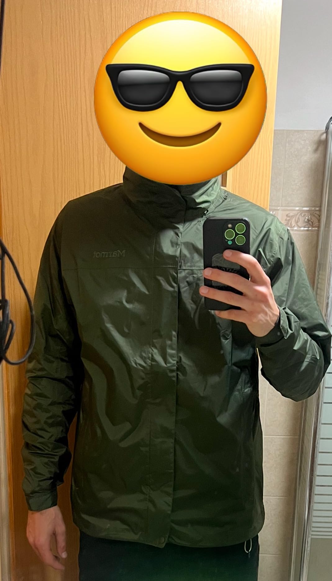MARMOT Men's Precip Eco Waterproof Rain Jacket - 100% Recycled, Breathable, Lightweight, Packable Raincoat Customer Review MARMOT Men's Precip Eco Waterproof Rain Jacket - 100% Recycled, Breathable, Lightweight, Packable Raincoat - Customer Photo 2