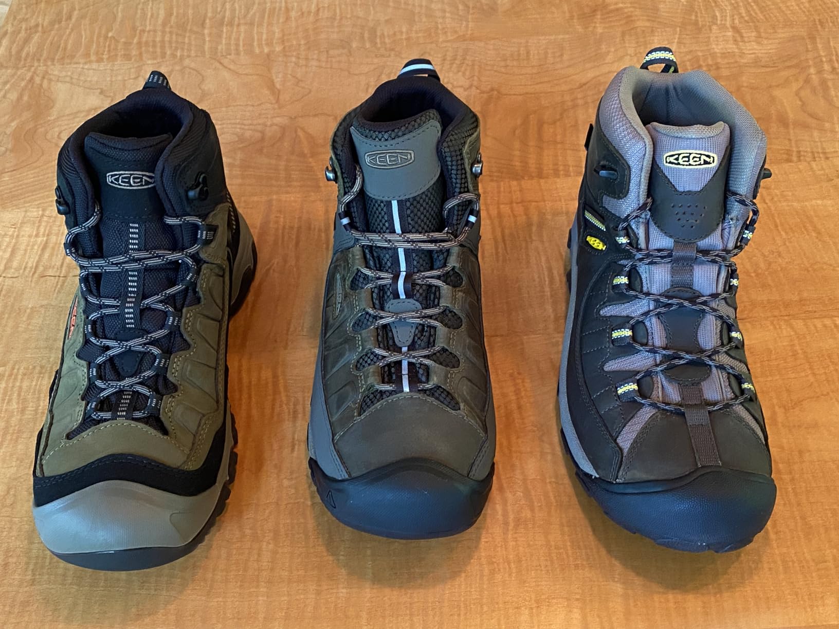 KEEN Men's Targhee 4 Mid Height Durable Comfortable Waterproof Hiking Boots - Customer Photo 1