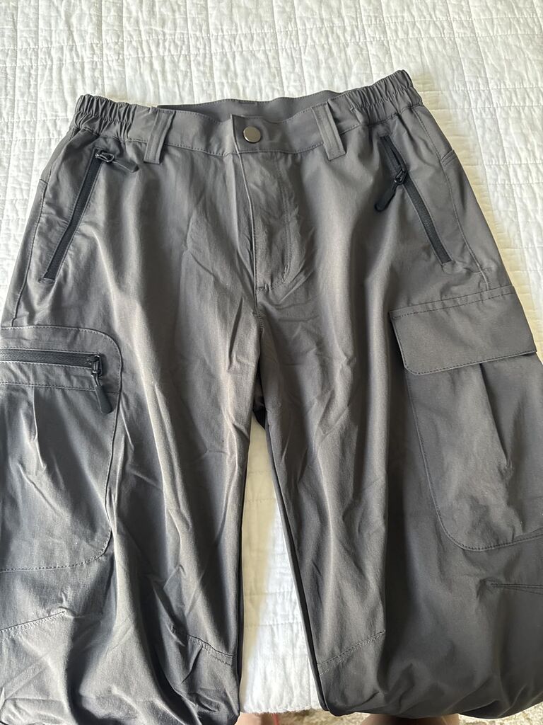 Moosehill Women's-Hiking-Pants-Cargo-Quick-Dry-Stretch-Lightweight Work Outdoor Pants with 5 Deep Pockets - Customer Photo 1