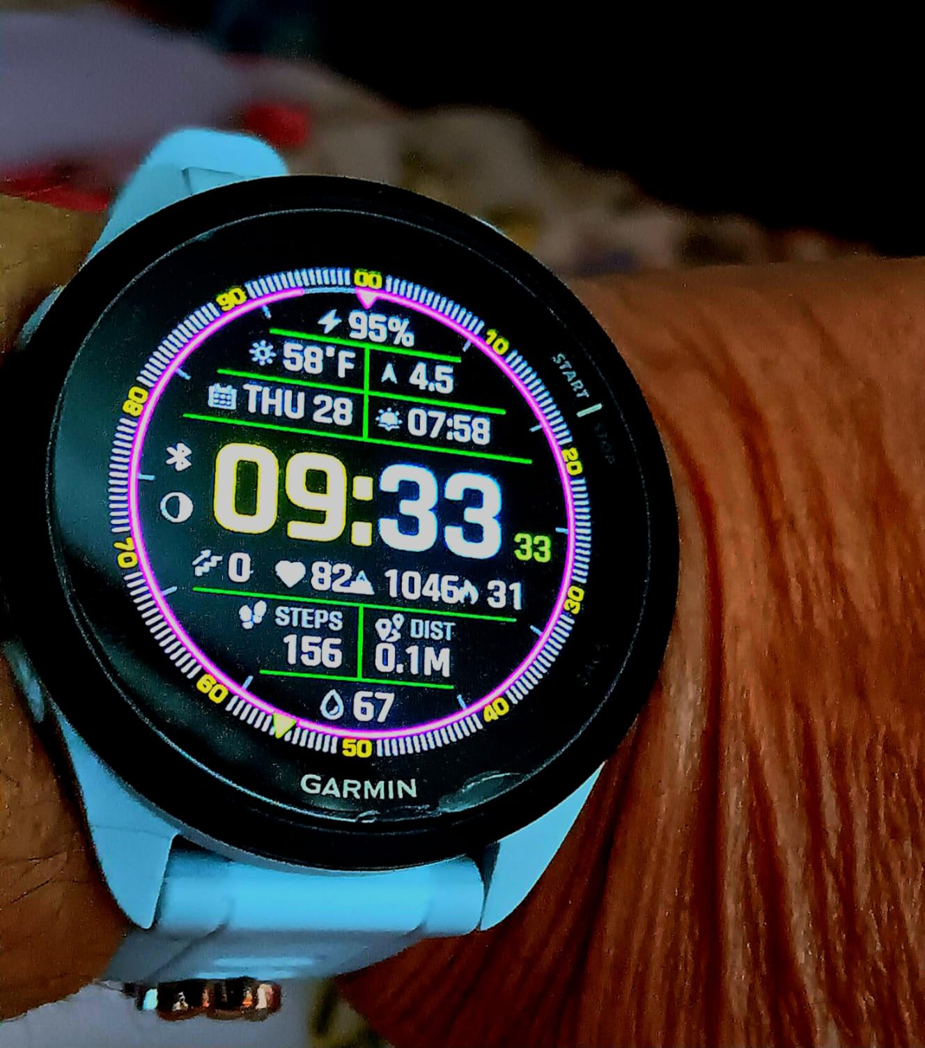 Garmin Forerunner 165, Running Smartwatch, Colorful AMOLED Display, Training Metrics and Recovery Insights, Black Customer Review Garmin Forerunner 165, Running Smartwatch, Colorful AMOLED Display, Training Metrics and Recovery Insights, Black - Customer Photo 1