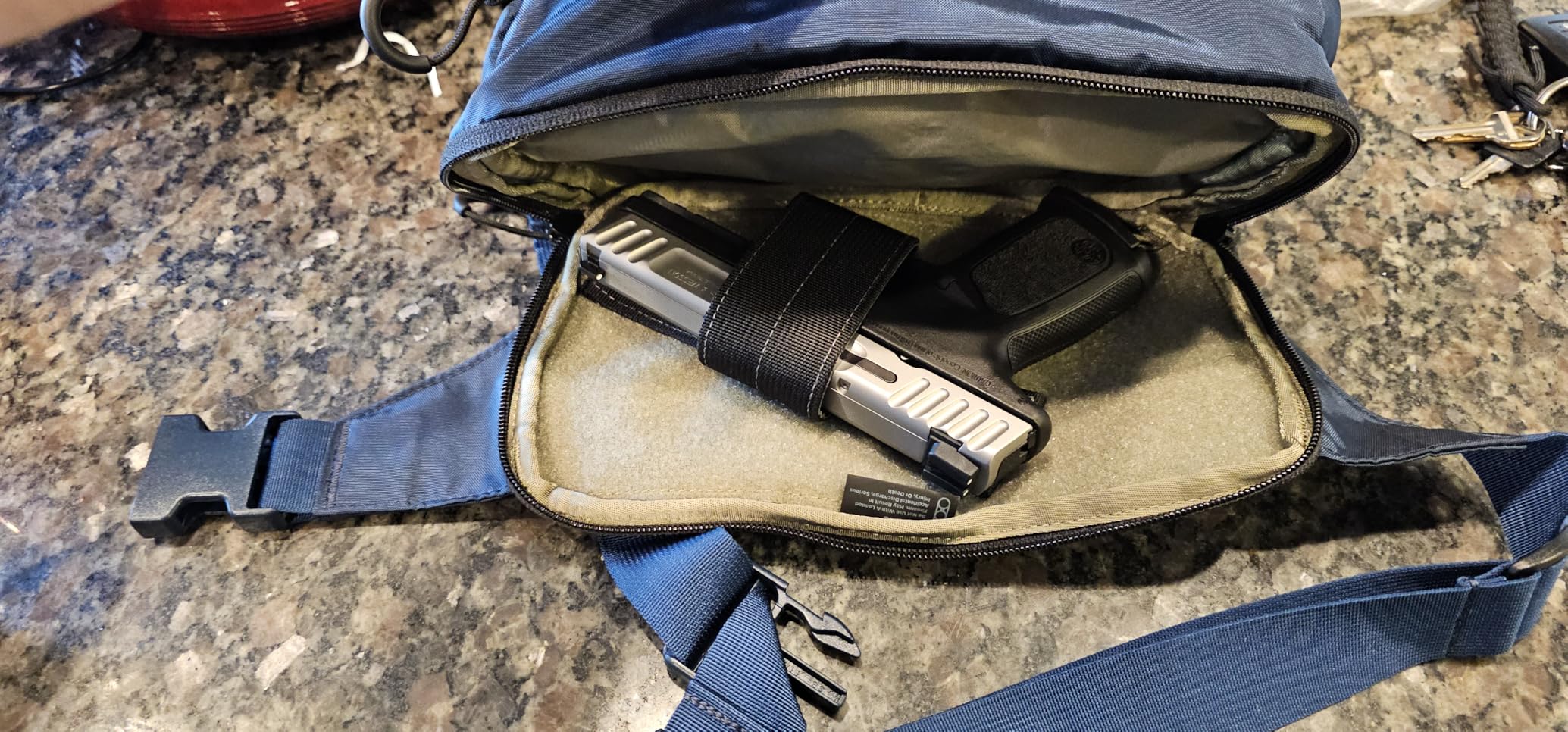 Eberlestock Bando Bag - Tactical Men's Fanny Pack w/Adjustable Waist Belt, Zippered Pockets, Compact Lightweight Belt Bag - Customer Photo 2