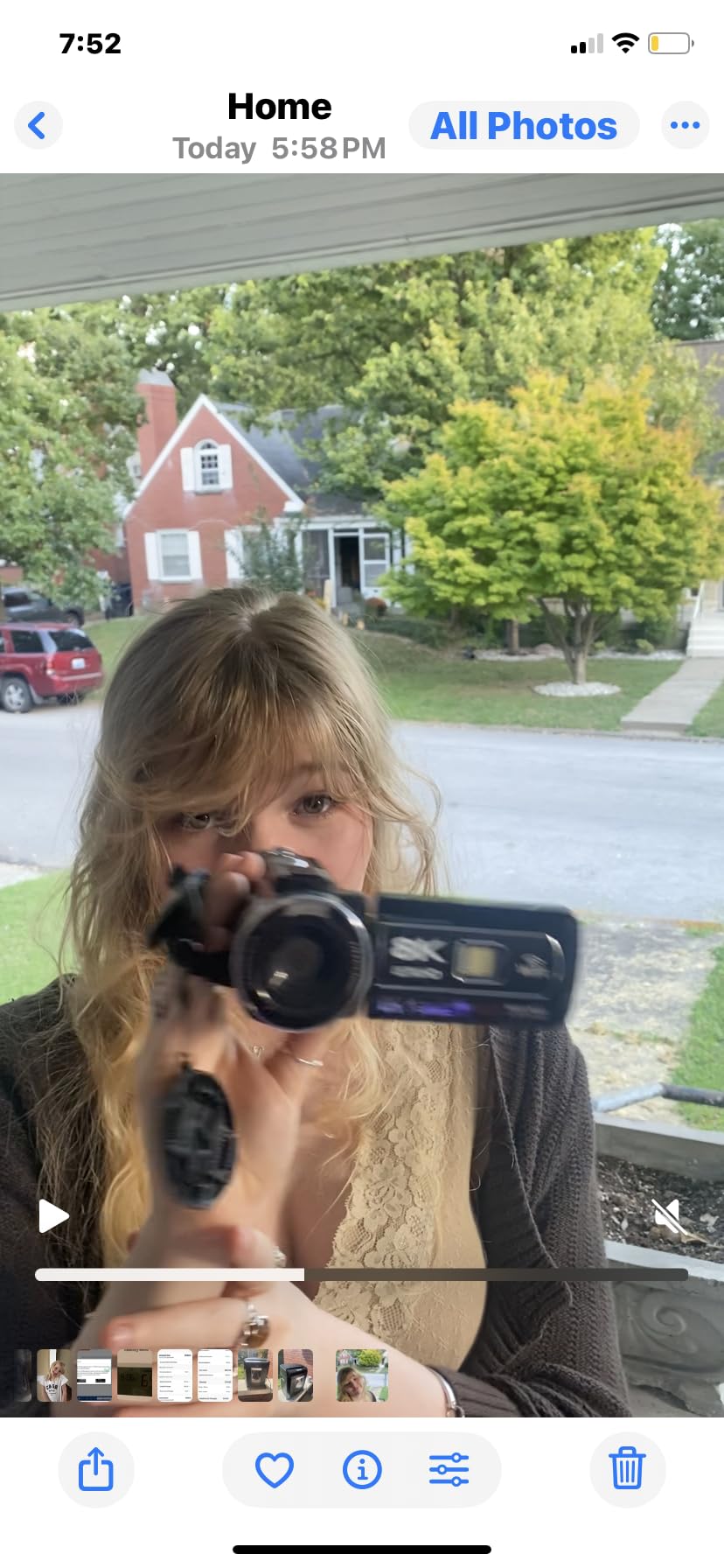 Video Camera, 8K Camcorder 48MP 15FPS UHD WiFi Vlogging Camera with IR Night Vision for YouTube, 3