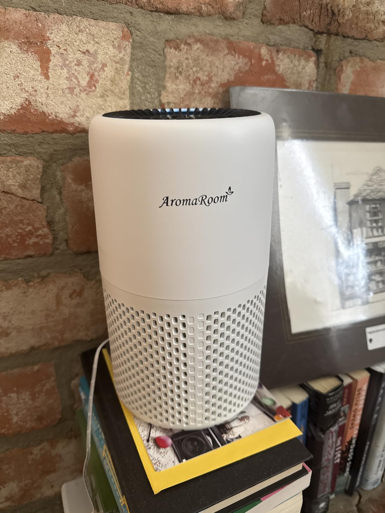 AromaRoom Air Purifiers for Bedroom with True HEPA13 Filters 3-in-1, Pet Air Purifier with Aroma Pad for Wildfires Smoke Pollen Dander, 22dB Quiet Air Cleaners for Baby Room Office Dorm - Customer Photo 1