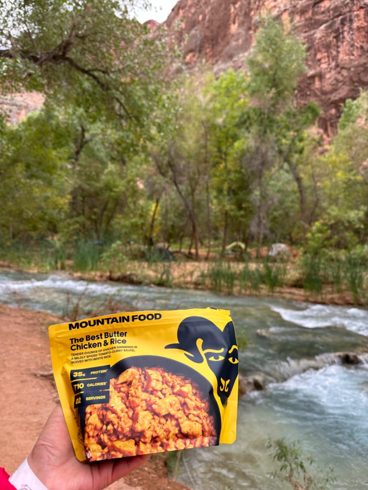 BIGHORN Mountain Food The Best Butter Chicken and Rice - premium freeze dried meals for backpacking food - dehydrated camping food for backpacking meals - ideal camping meals just add water - great taste - 2 servings - Customer Photo 1