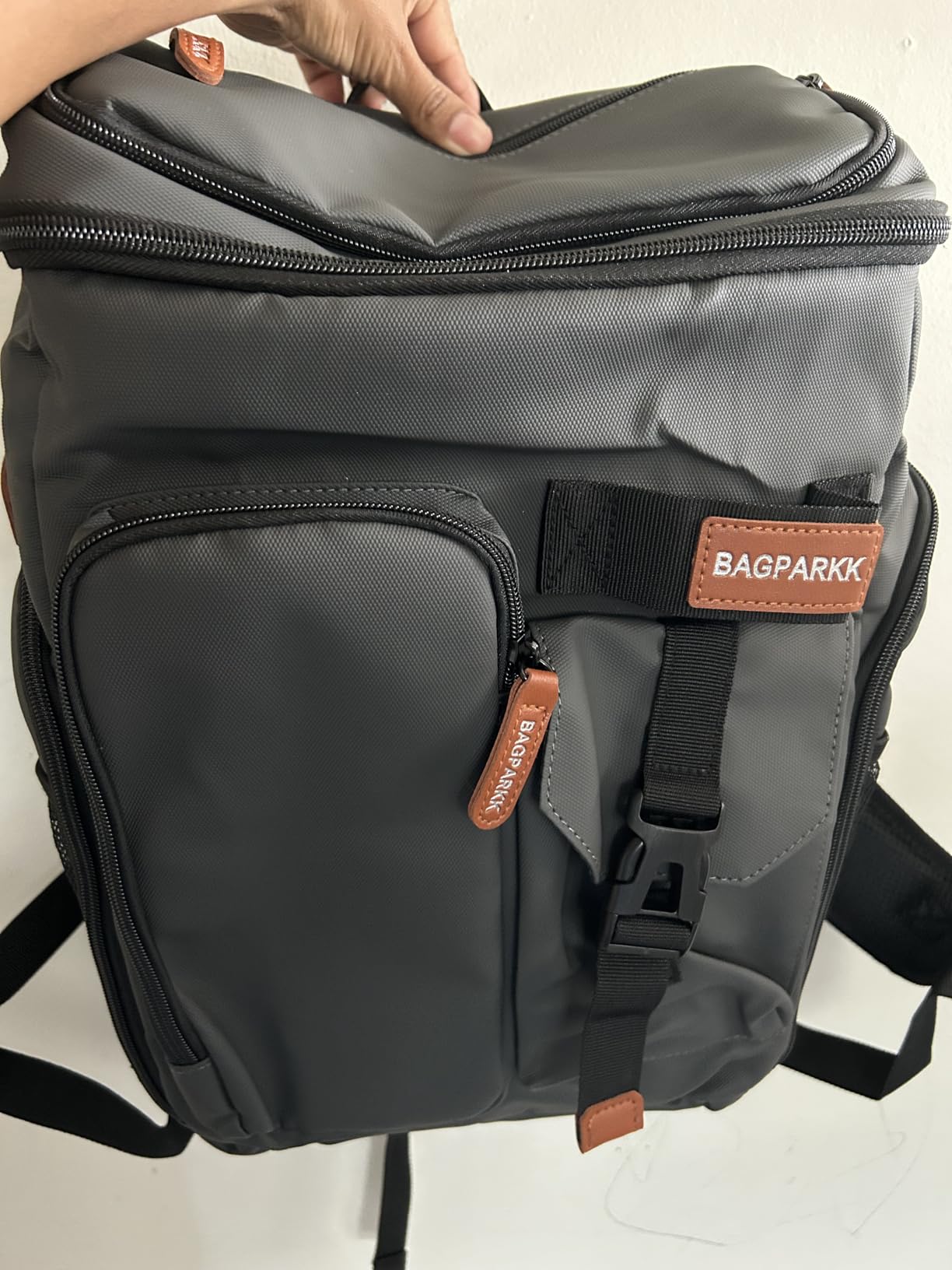 Insulated Cooler Backpack,33/45 Cans Multifunctional Double Deck Leakproof Cooler Bag with Sternum Strap,Large Capacity Lightweight Travel Camping Beach Backpack - Customer Photo 1