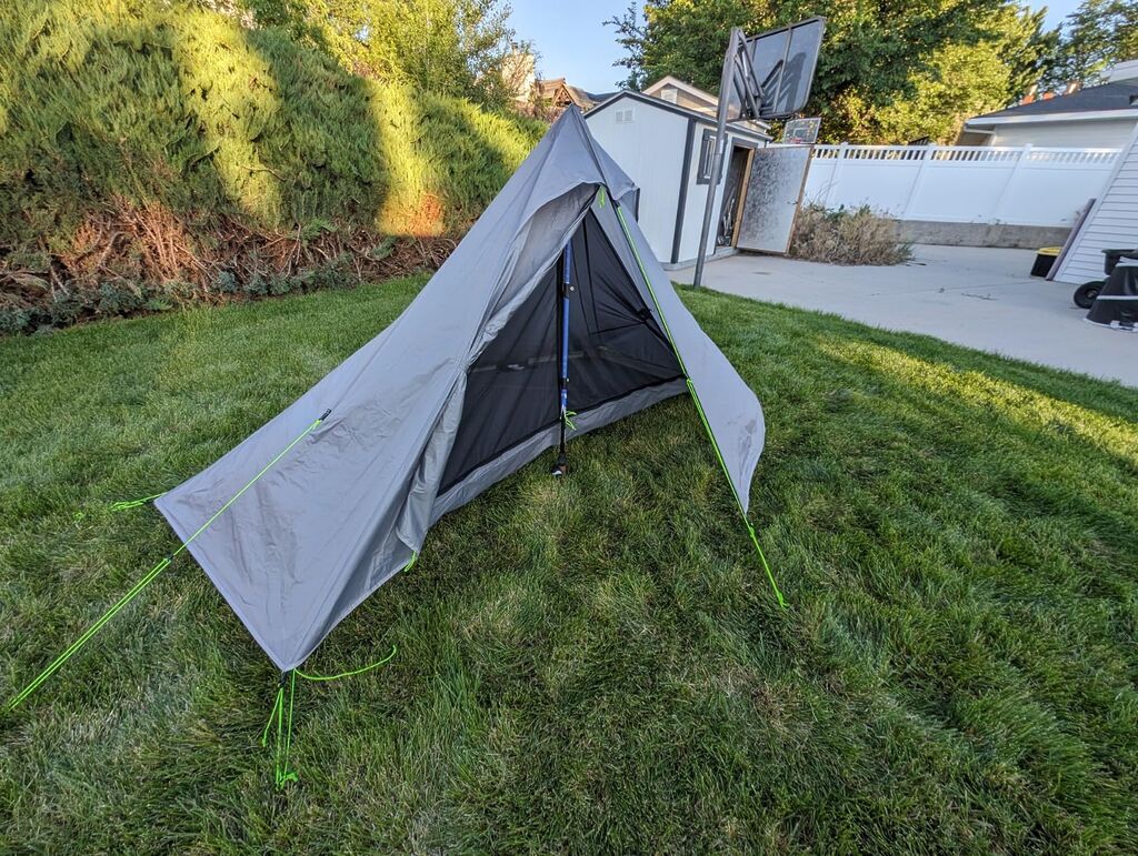 Altair One Ultralight Trekking Pole Backpacking Tent, Waterproof SIL Nylon, Double Wall, 3 Season, 1 Person Shelter for Backpacking, Hiking, Camping, Trekking, Bushcraft - Customer Photo 2