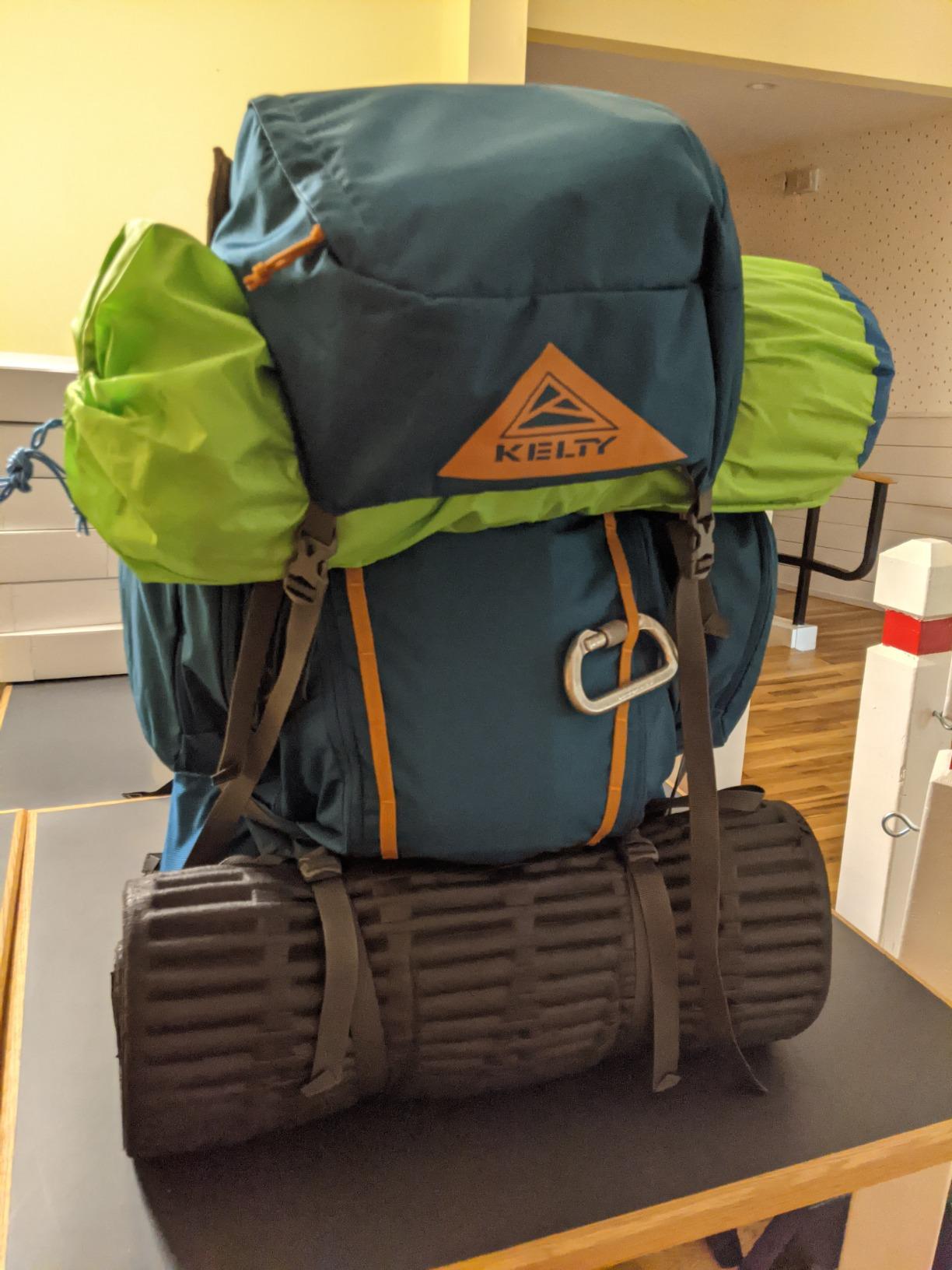 Kelty Coyote 60-105 Liter Internal Frame Backpack - Hiking, Backpacking, Travel, Hydration Compatible, Adjustable Torso (85L / Black) - Customer Photo 4