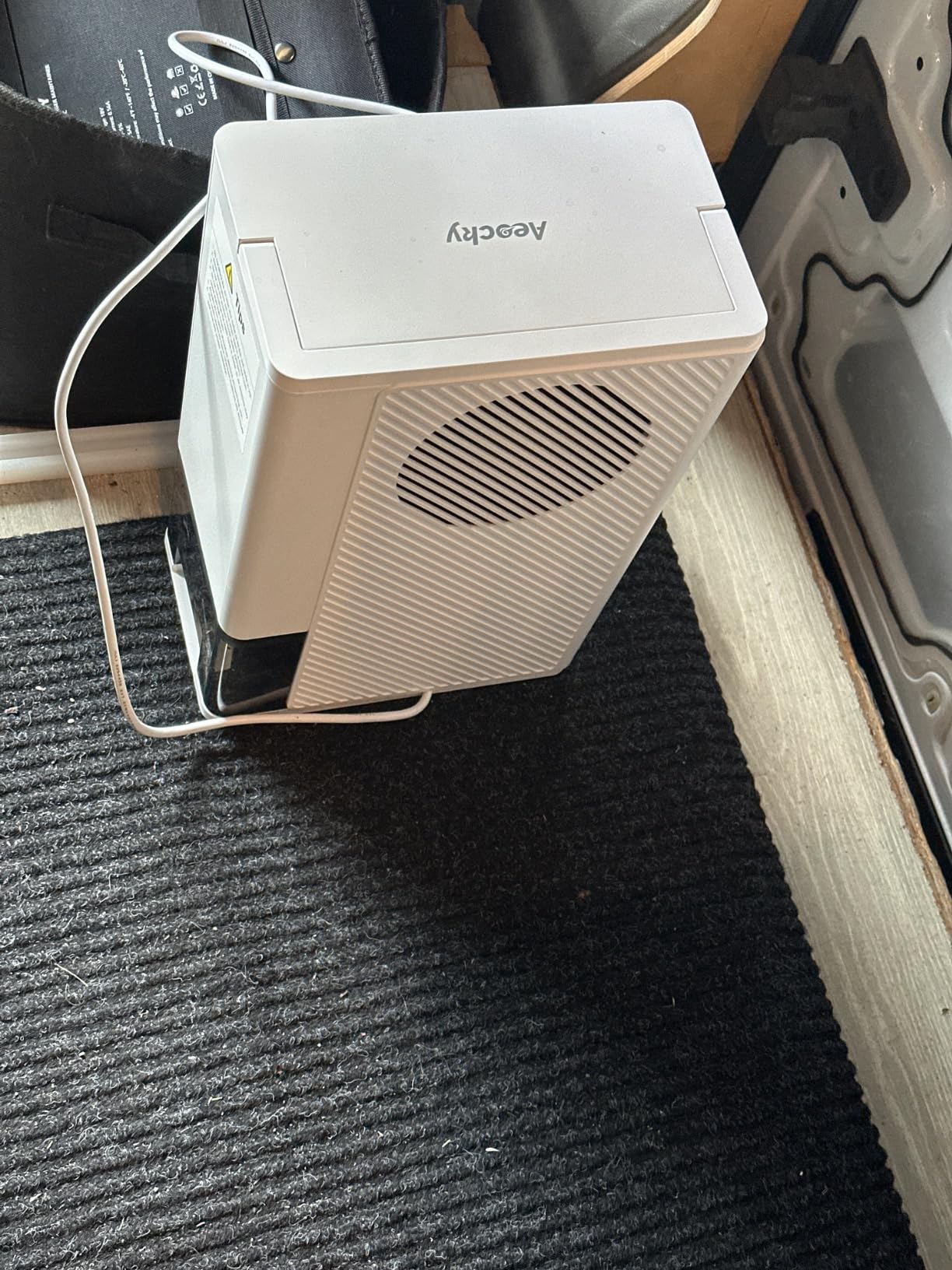 1200 sq.ft Rotary Dehumidifier 10 Pint Dehumidifier for Bedroom with Drain Hose,Never Frost,Ultra Quiet Small Portable Desiccant Dehumidifiers for Basement, Home, Bathroom, RV - Customer Photo 1