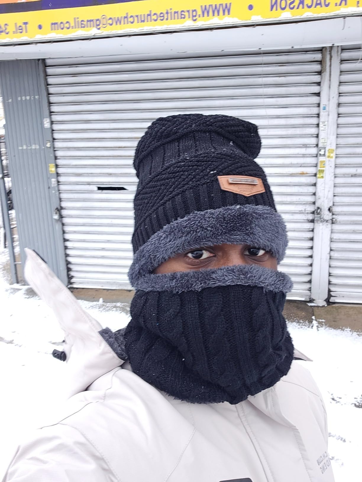 Men's Ski Jacket Warm Winter Snow Coat Waterproof Mountain Windbreaker Snowboarding Jacket Hooded for Hiking Traval - Customer Photo 1