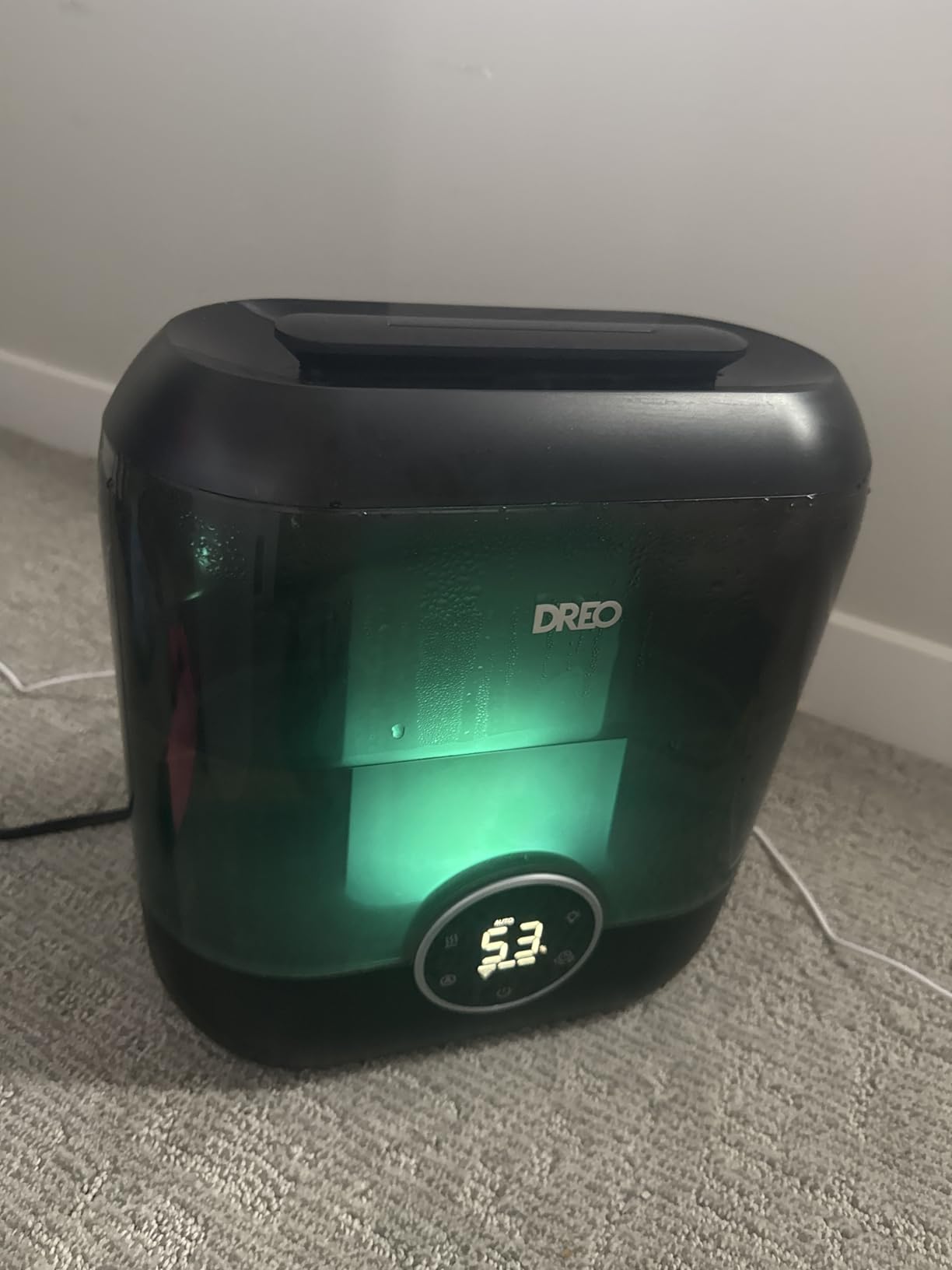 Dreo Smart Humidifiers for Bedroom, 6L Top Fill Supersized Cool Mist Humidifier for Large Room, 60 Hour Runtime, Quiet Ultrasonic Humidifiers for Plants, Baby, Indoor, Home, Night Light, Black - Customer Photo 3