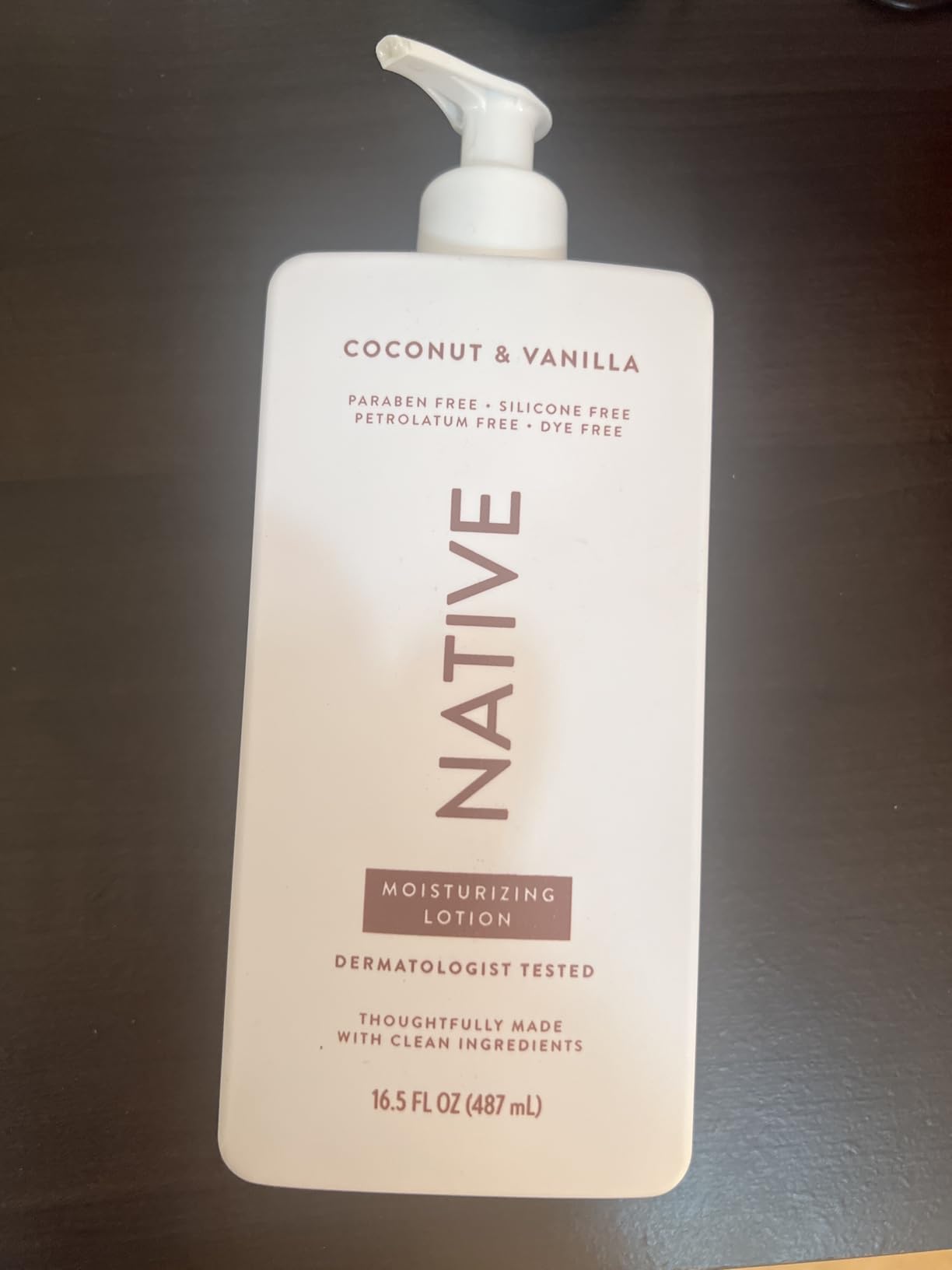Native Body Lotion Contains Naturally Derived Plant-Based Moisturizers for Women and Men | Restores Dry Skin, Coconut & Vanilla, 16.5 fl oz Customer Review Native Body Lotion Contains Naturally Derived Plant-Based Moisturizers for Women and Men | Restores Dry Skin, Coconut & Vanilla, 16.5 fl oz - Customer Photo 2