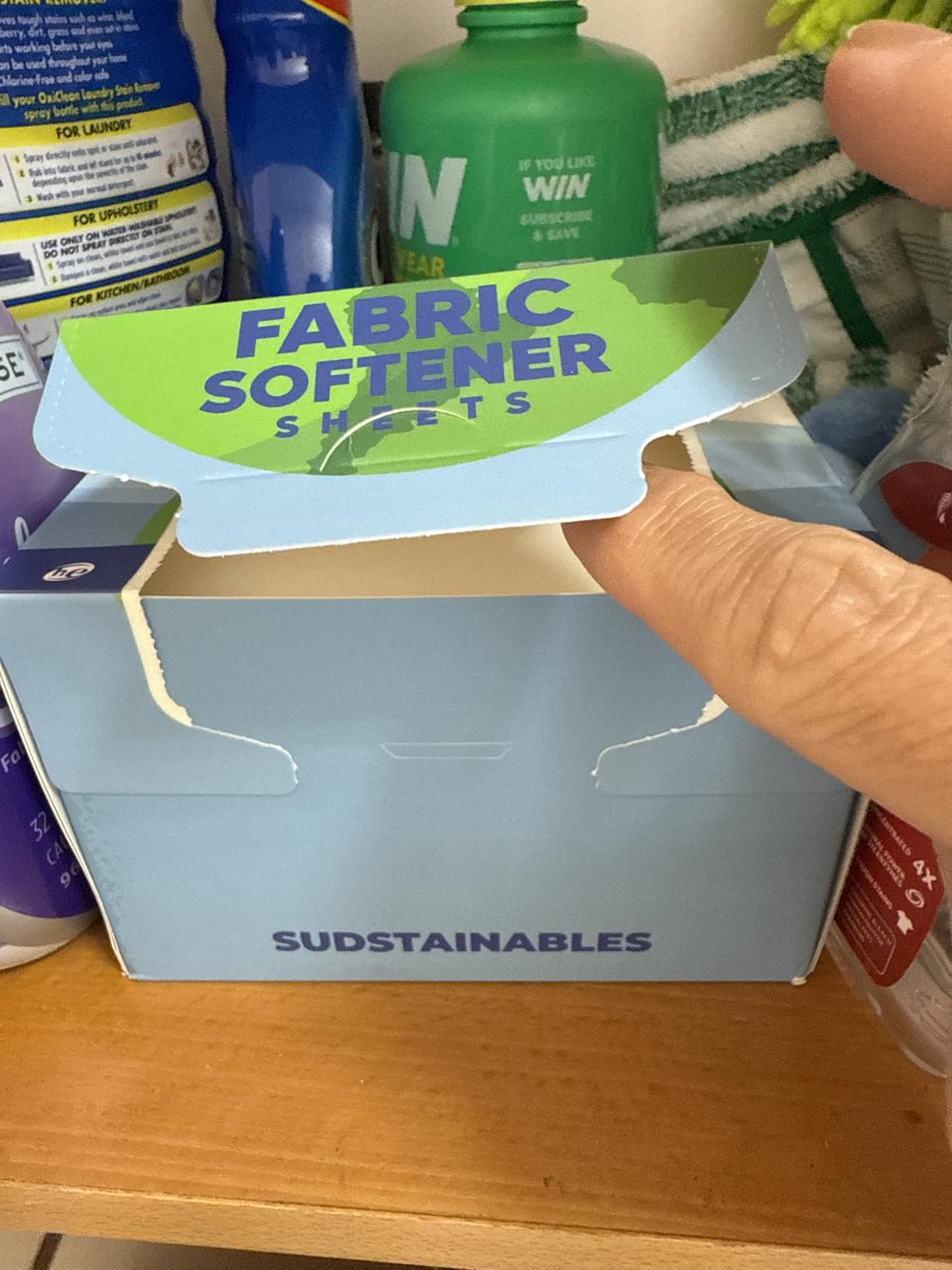 Sudstainables Fabric Softener Sheets for Washer – Laundry Softener Sheets for Washing Machines, Scented (200 loads) | Pods and Liquid Alternative - Customer Photo 1