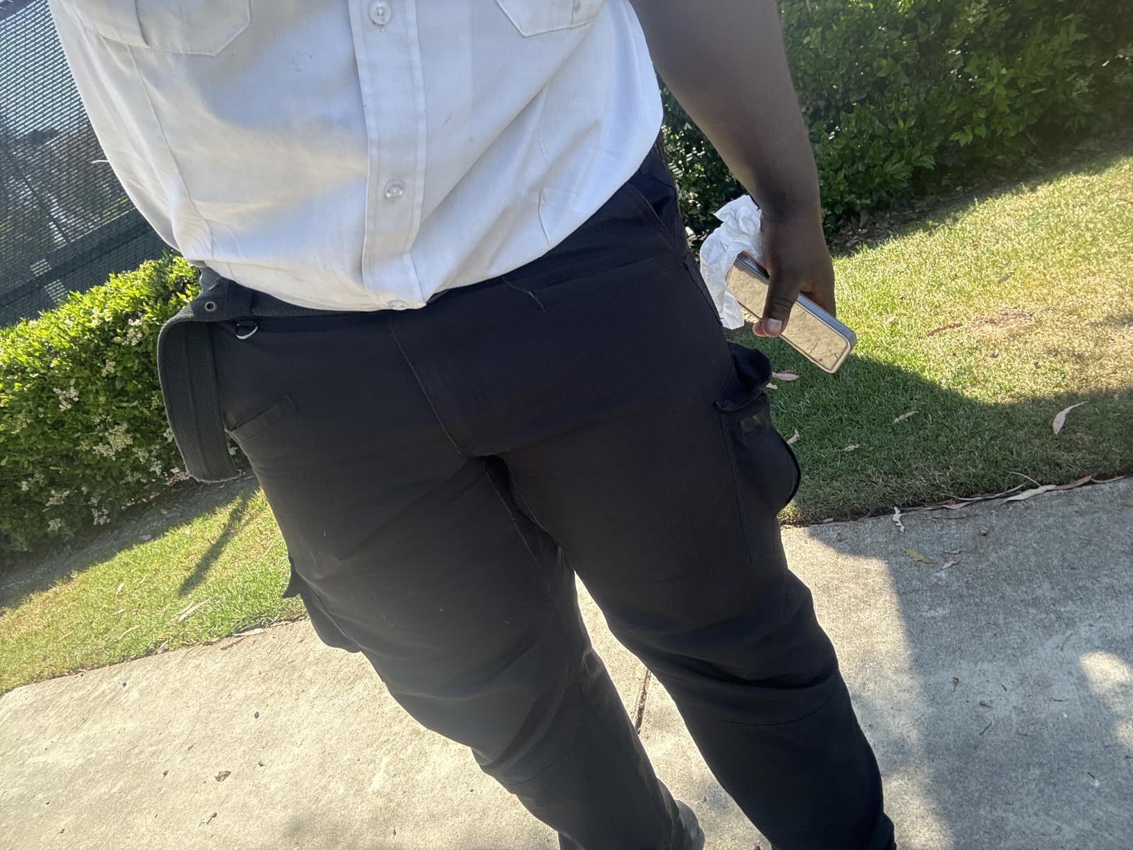 Men's Cargo Pants Ripstop Water Resistant Hiking Work Pants Outdoor Multi Pockets Army Tactical Pants (Not Belt) - Customer Photo 3