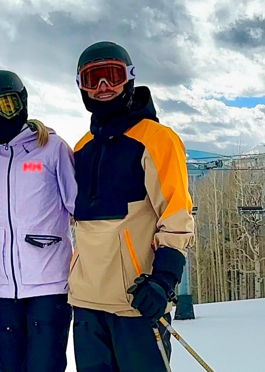 Men's Brighton Pullover Anarok Hooded Snowboard Jacket - Customer Photo 1