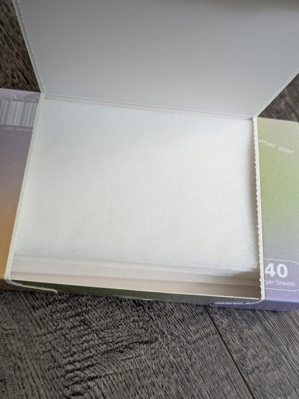 DedCool Dryer Sheets | Xtra Milk | 40 Count | Non-Toxic Vegan Fabric Softener | Bergamot, Vanilla & Amber Scent | Gentle on Sensitive Skin | Softens & Freshens | Premium Laundry Supplies - Customer Photo 3