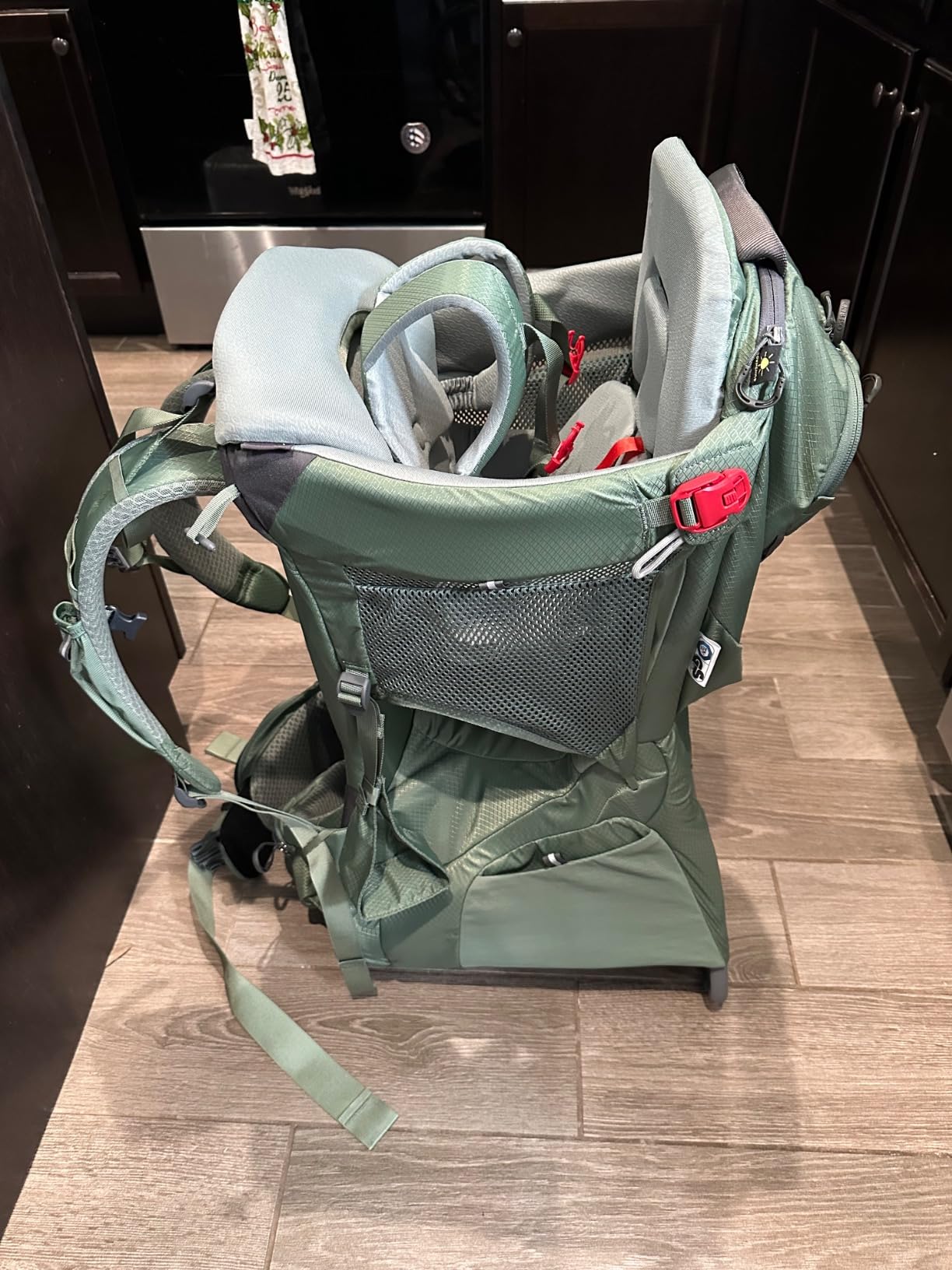 Osprey Poco Premium Child Carrier Backpack - Deluxe Kid Carrier for Hiking with Built-in Sunshade, Removable Daypack, and Adjustable Fit - Premium Comfort for Parent and Child - Customer Photo 3