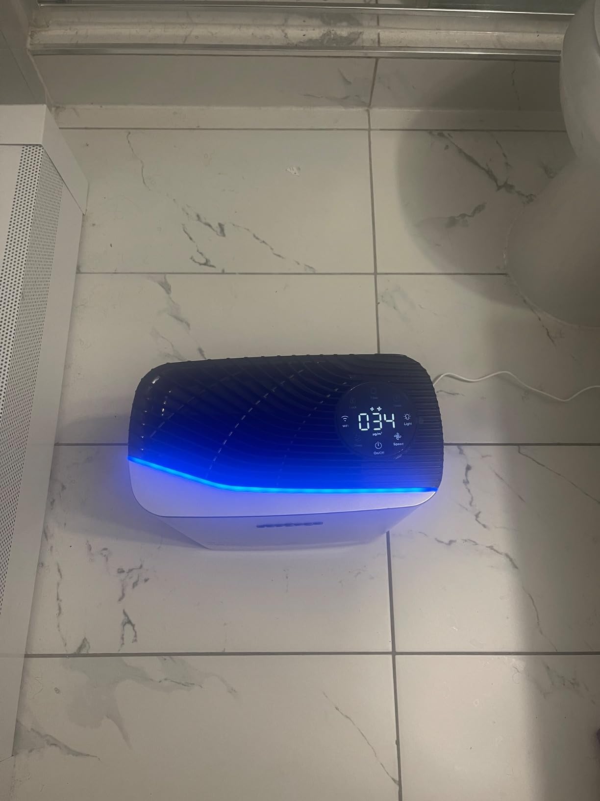 Jafanda Air Purifiers for Home Bedroom Large Room, Smart WiFi × Alexa Control Air purifier for Home Pets True HEPA Filter Activated Carbon Removes 99.99% of Allergens, Dust, Air Cleaner PM2.5 - Customer Photo 1