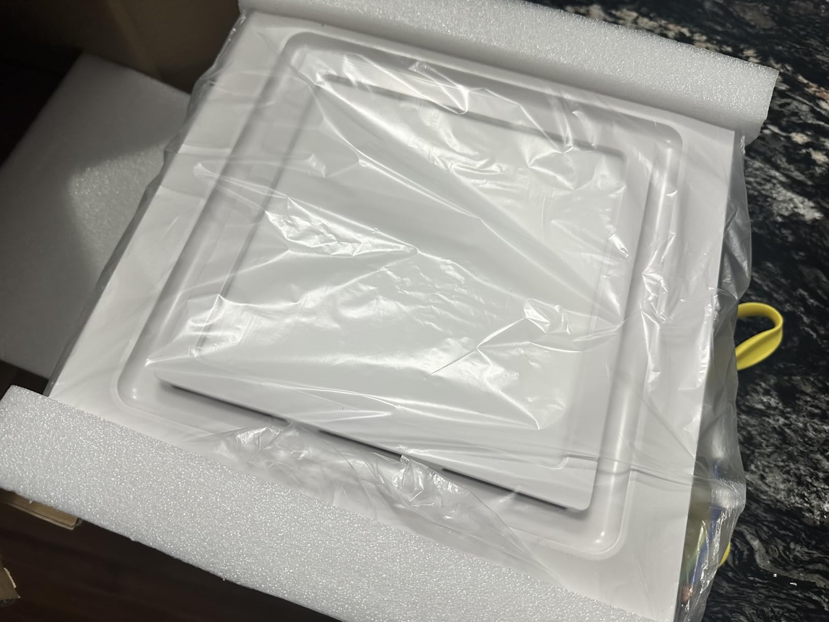 Bathroom Exhaust Fan with Light 12x12 IN Panel, Mounting Opening 10x10 IN 135CFM Ultra Quiet 1.0 Sone Exhaust Fan with 1500lm 6000K Light Ventilation Fan Combo for home, office etc Customer Review Bathroom Exhaust Fan with Light 12x12 IN Panel, Mounting Opening 10x10 IN 135CFM Ultra Quiet 1.0 Sone Exhaust Fan with 1500lm 6000K Light Ventilation Fan Combo for home, office etc - Customer Photo 2