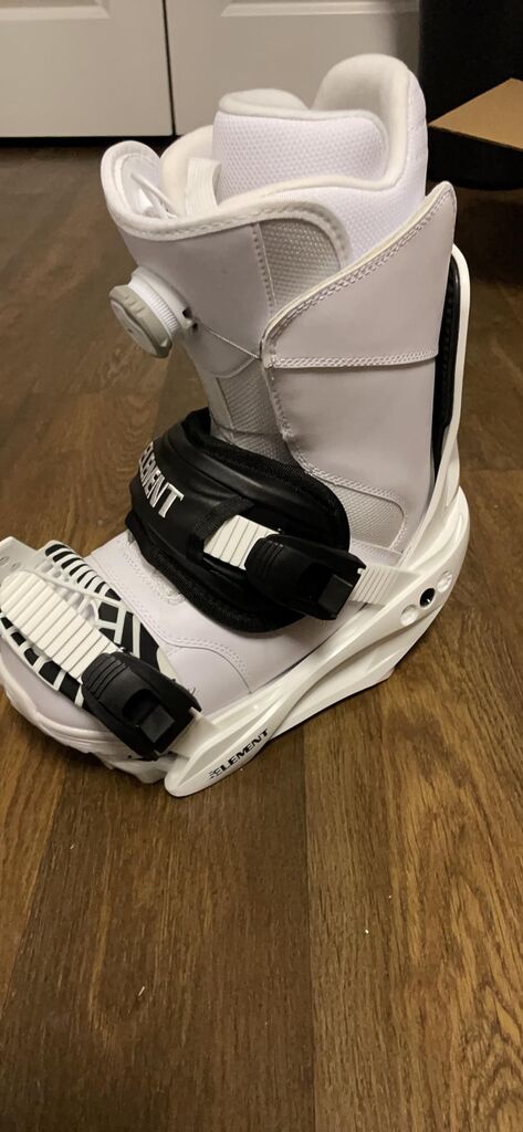 5th Element Summit Stealth Adult Snowboard Bindings for Men-Designed for New or Replacement Snowboards. Universal bindings disc and Hardware for Beginner to Intermediate - Customer Photo 2