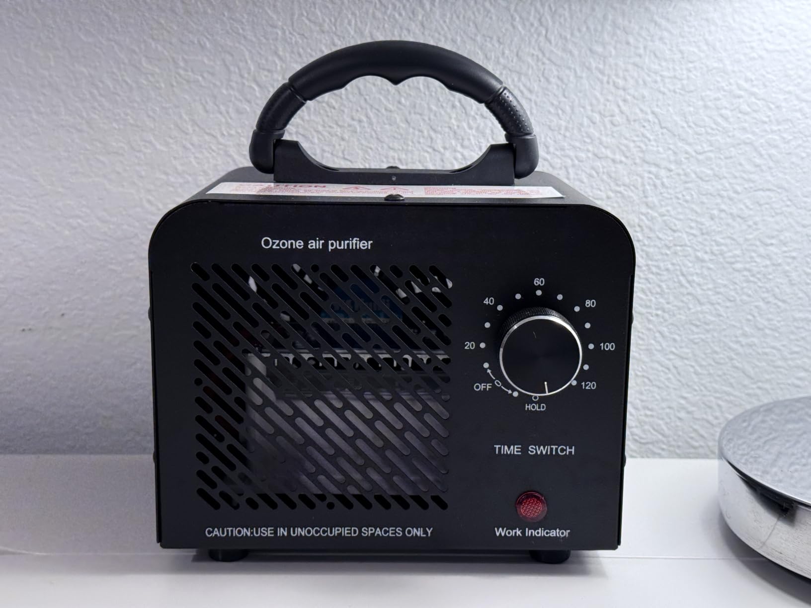 Ozone Generator 48,000mg, Commercial Ozone Machine Odor Removal, High Capacity O3 Ionizer Air Purifier Deodorizer, Portable Mini for Car, Home, Smoke, Pets, Industrial, for 4000 Square Feet -Black - Customer Photo 1